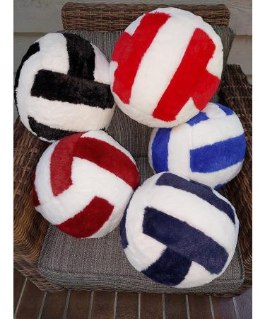 Dark Blue & White Plush Volleyball - Soft and Durable - Buy Online on GoSupps.com