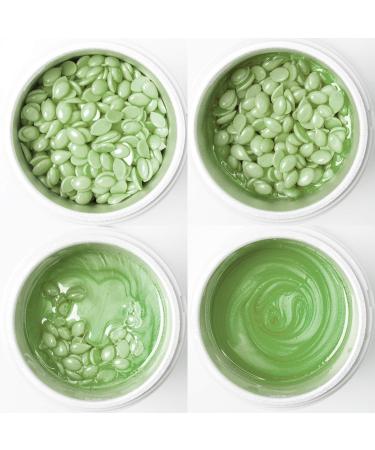 Rio Beauty Premium Hard Wax Beads 750g Green Tea - Stripless Hair Removal | 100% Vegan | 750 g (Pack of 1) - Buy Online on GoSupps.com