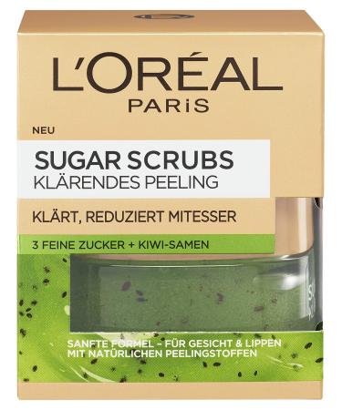 L'Or al Paris Sugar Scrubs Facial Mask Clarifying Peeling 50 ml