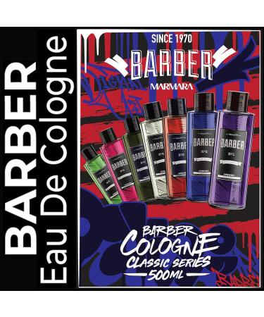 Marmara Barber Cologne - Best Choice of Barbers and Traditional Shaving Fans No:2 Series (500ml x 2 Bottles) - Buy Online on GoSupps.com