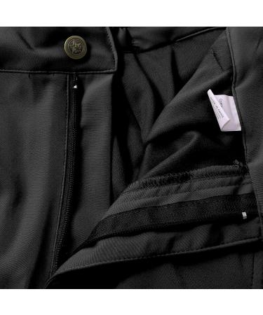 Men's Stretch Cargo Pants - Black XXL Outdoor Overalls with Large Pockets | Soft Loose Fit & Rain-Resistant Work Clothing - Buy Online on GoSupps.com