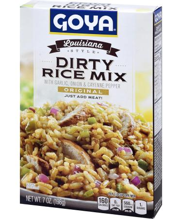 Goya Foods Louisiana Style Dirty Rice Mix 7 oz (Pack of 12) - Authentic Southern Flavor - Buy Online on GoSupps.com