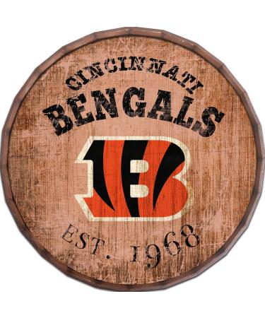 Fan Creations NFL Cleveland Browns Unisex Cincinnati Bengals Established Date 16" Barrel Top, Team Color, 16"