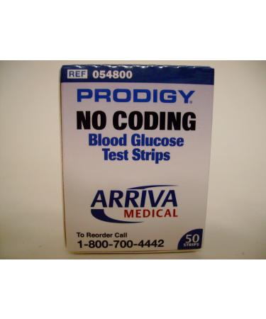 Prodigy Blood Glucose Test Strips by Arriva 054800