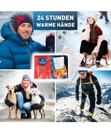 Shop The Heat Company Handw lmer XL - 10 or 40 Extra Warm Pocket Warmers - 24-Hour Air-Activated Hand Heating Solution - Buy Online on GoSupps.com