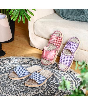 Ramede Disposable House Slippers - 15 Pairs for Guests - Breathable Open Toe Indoor Spa Slipper - Hotel & Travel - 6 Large & 9 Medium Sizes - Buy Online on GoSupps.com