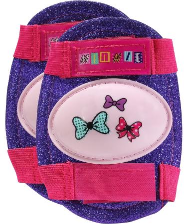 Adjustable Minnie Mouse Children's Roller Skates & Knee Pads Set - Junior Size 6-12 - Buy Online on GoSupps.com