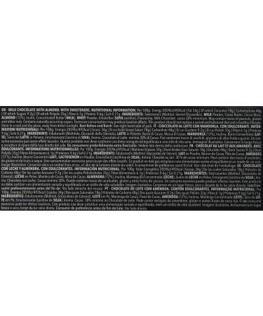 Prozis 24 x Zero Milk Chocolate with Almonds 27 g - Buy Online on GoSupps.com