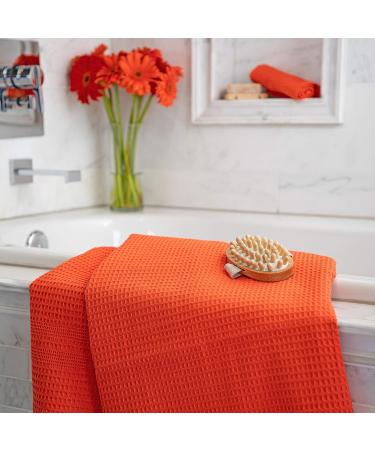 GILDEN TREE Waffle Towel Quick Dry Exfoliating Washcloth - Coral - Buy Online on GoSupps.com
