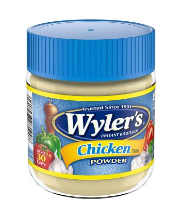 Wylers Instant Chicken Flavored Bouillon Powder - 3.75 oz Jar - Buy Online on GoSupps.com