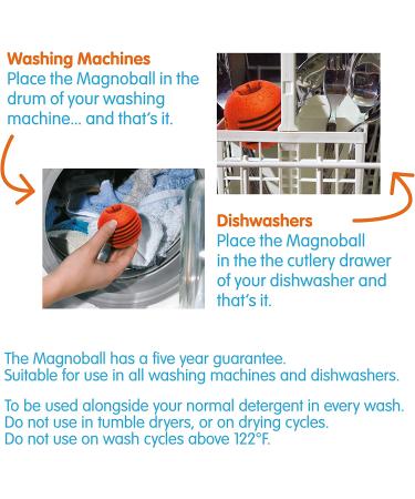 Yonder Anti-Limescale Magnoball - Reusable Water Softener for Washing Machine & Dishwashers - Lasts up to 5 Years - 1 Count - Buy Online on GoSupps.com