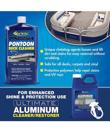 STAR BRITE Ultimate Pontoon Deck Cleaner - 32 OZ | Effortlessly clean and restore your pontoon deck - Buy Online on GoSupps.com