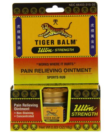 Tiger Balm Ultra Strength 0.63 oz (Pack of 2) 0.63 Ounce (Pack of 2)
