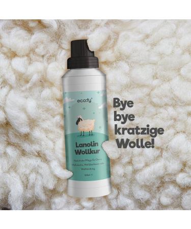 eco:fy Lanolin Wool Treatment with Wool Grease for Regreasing Wool Clothes Wool Trousers and Wool Shoes Pesticide-free and Organic Sheep Wool Care transparent - Buy Online on GoSupps.com