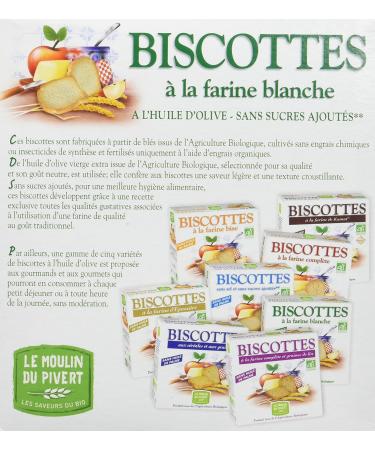 Le Moulin du Pivert Rusks with White Flour BIO - 270 g - 1 pc - Buy Online on GoSupps.com