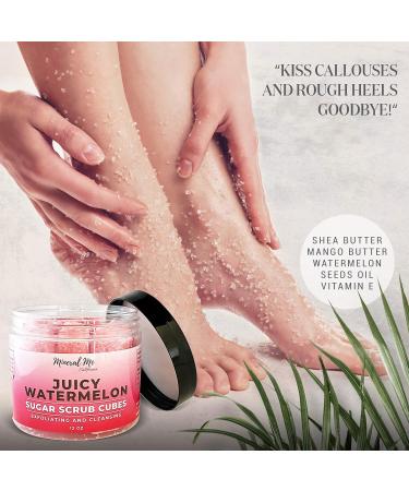 Body Scrub Exfoliator - 12oz WATERMELON Sugar scrub cubes w/Mango Butter & Shea butter Body Scrub Exfoliator - 12oz COCONUT Sugar scrub cubes Natural & Organic for all body exfoliation - Buy Online on GoSupps.com