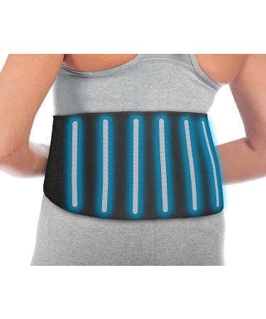 MUELLER Sports Medicine Adjustable Back Support Belt | Back Pain Relief for Men & Women | Ideal for Lower Back Strains & Aches | One Size Black - Buy Online on GoSupps.com