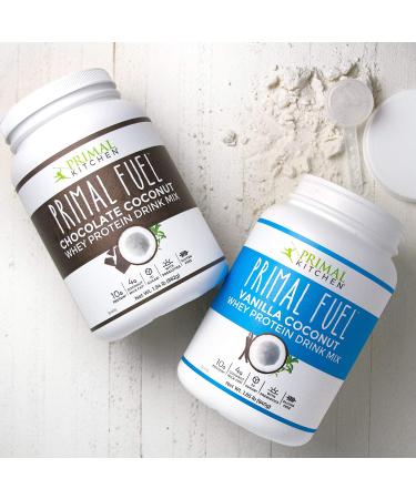 Primal Kitchen Primal Fuel Whey Protein Powder - Vanilla Coconut | 42 Servings | High-Quality Protein - Buy Online on GoSupps.com