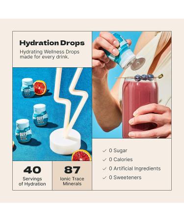 Buoy Electrolyte Drops - 120 Servings | No Sugar No Sweeteners | Dietitian Approved | Trace Minerals & Vitamins | Purposefully Unflavored | Enhance Any Drink - Buy Online on GoSupps.com
