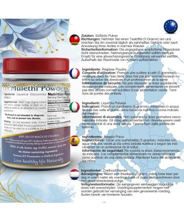 Liquorice Root Powder (Yastimadhu - Mulethi - Jethimadh) - Buy Online on GoSupps.com