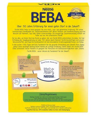 Buy Nestl BEBA SINLAC Gluten-Free Rice Porridge - Soy-Free & Milk-Free Powder (Pack of 9 x 250g) - International Shipping Available - Buy Online on GoSupps.com