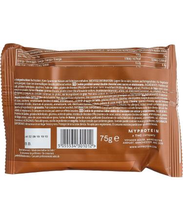 Myprotein Max Protein Cookie Box - Double Chocolate Chip (12 x 75g) | High Protein Snack - Buy Online on GoSupps.com