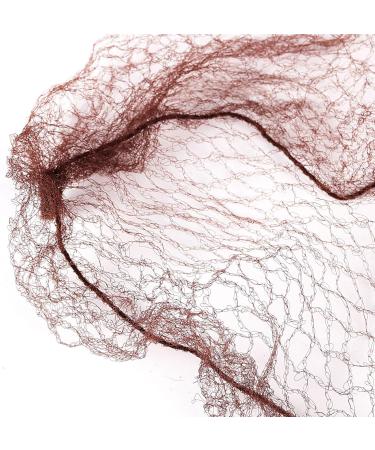 ZEONHEI 200 PCS 20 Inch Hair Nets - Invisible Elastic Edge Mesh Nylon for Bun - Pack of 100 Black & 100 Brown - Buy Online on GoSupps.com