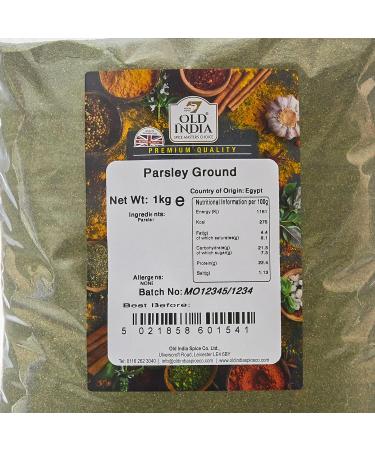 Old India Parsley Ground 1kg - Premium Quality Spice for Culinary Delights - Buy Online on GoSupps.com