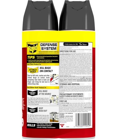 Raid Ant and Roach Outdoor Fresh Twin Pack 17.5 OZ - Pack of 2 | Effective Pest Control - Buy Online on GoSupps.com
