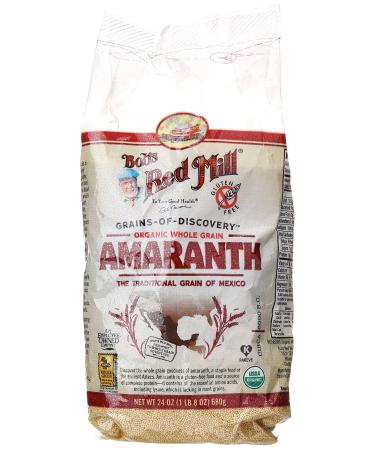 Bob's Red Mill Organic Amaranth Grain, 24 oz - Buy Online on GoSupps.com