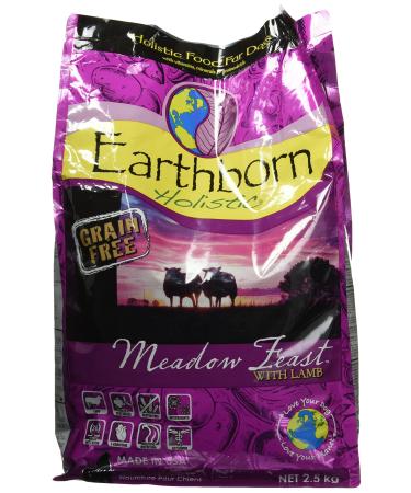 EARTHBORN HOLISTIC Meadow Feast Grain-Free Natural Dog Food 2.5-Kilogram 1-Pack 2.5 kg