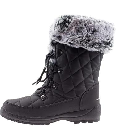 ArcticShield Women's Anna Waterproof Insulated Snow Boots | Size 8, Black - Buy Online on GoSupps.com