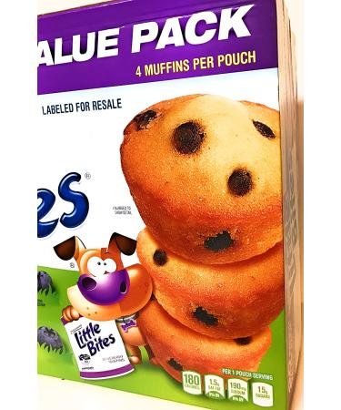 Entenmann's Little Bites Blueberry Muffins - 1 Oz | Soft, Delicious Snack - Buy Online on GoSupps.com