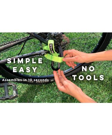 Shop Patented Bike & Dog Leash Set - XL Yellow Dog Harness & 3-Ring Dishes for Biking Adventures - Buy Online on GoSupps.com