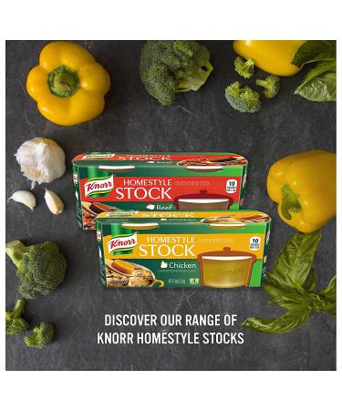 Knorr Homestyle Stock Beef Concentrated Broth 4.66 oz 4 ct - Rich and Flavorful - Buy Online on GoSupps.com