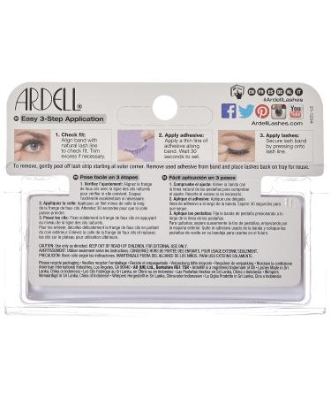 Ardell Fashion Lashes Pair Black 116 - Set of 4 | Long Lasting False Eyelashes - Buy Online on GoSupps.com