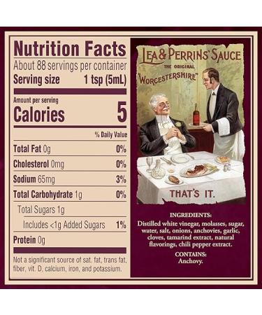Lea & Perrins Original Worcestershire Sauce 15 fl oz Bottle - Pack of 2 - Buy Online on GoSupps.com