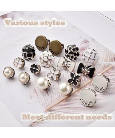 Assorted Instant Buttons Set for Jeans, Shirts, Sweaters - 18-Piece Pack - Buy Online on GoSupps.com