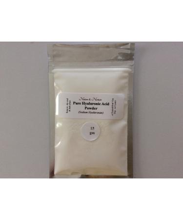 HYALURONIC ACID POWDER Pure (15 gm) Anti-aging Wrinkle-filler - Topical/Oral Use