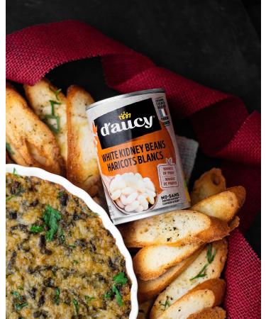 d'aucy White Kidney Beans Canned Vegetables Source of Fibre No Preservatives Tasty Legumes 398ml - Buy Online on GoSupps.com