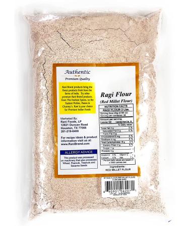 Rani Raggi Flour (Finger Millet) 2lbs - All Natural, Vegan, Gluten Friendly | NON-GMO | Indian Origin - Buy Online on GoSupps.com