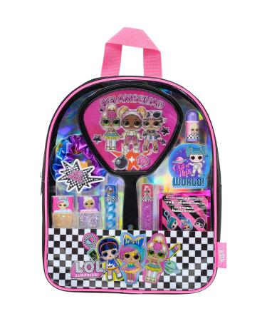 L.O.L Surprise!Townley girl backpack cosmetics make-up set 10-part including lip gloss nail polish hair tie mirror and surprise key pendant from 5 years - Buy Online on GoSupps.com