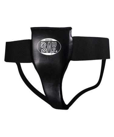 Bay women's deep protection leather PU women children deep protector Unreilabic protection Suspensorium budo martial arts kickboxing muay thai thaiboxen tkd taekwondo tae kwon do taekwon handball adult kids junior black xxs xs s m l xl