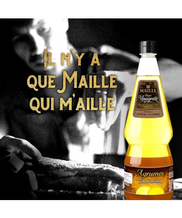 Maille Sauce Vinaigrette Agrumes Vinaigre de Vin Blanc Jus de Citron Mandarine et Zeste de Citron 1L - Lot de 2 - Buy Online on GoSupps.com