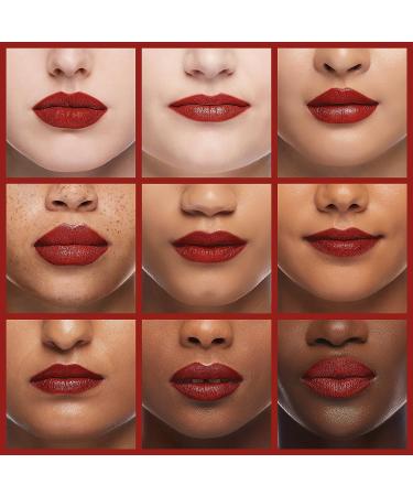 e.l.f. O Face Satin Lipstick - Richly Pigmented, Nourishing Vegan Lipstick with Jojoba - Spicy Shade - Buy Online on GoSupps.com