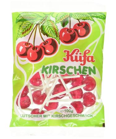 K fa cherry lollipops pack of 10 (10 x 100 g)