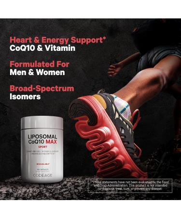 Optimized Meta Title: "Codeage Liposomal CoQ10 Max - 250 mg Coenzyme Q10 & Vitamin E - Non-GMO Gluten-Free - 60 Capsules - 2-Month Supply - Buy Online on GoSupps.com