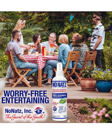 No Natz Botanical Bug Repellent 2-Pack- 4oz Spray Bottle | Effective for Gnats, Mosquitoes, Biting Flies | DEET-Free, Hand-Crafted, Non-Greasy Formula - Buy Online on GoSupps.com