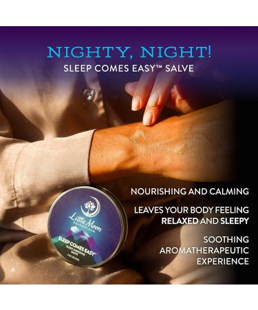 Buy Little Moon Essentials SLEEP COMES EASY 3OZ Salve - Natural Sleep Aid for Peaceful Nights | International Shipping Available - Buy Online on GoSupps.com
