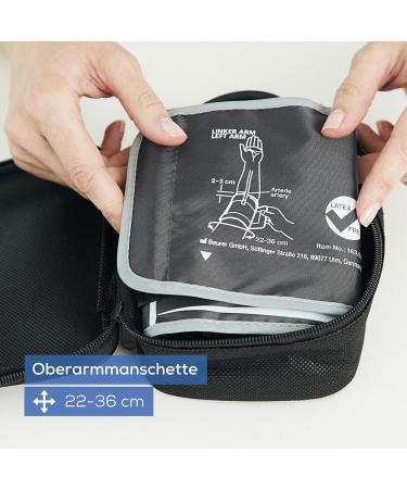 Beurer BM 35 Upper Arm Blood Pressure Monitor - Accurate Risk Indicator & Arrhythmia Detection | 2x60 Memory | Fits 22-36 cm Circumference - Buy Online on GoSupps.com